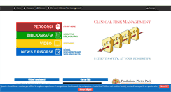 Desktop Screenshot of clinicalriskmanagement.it
